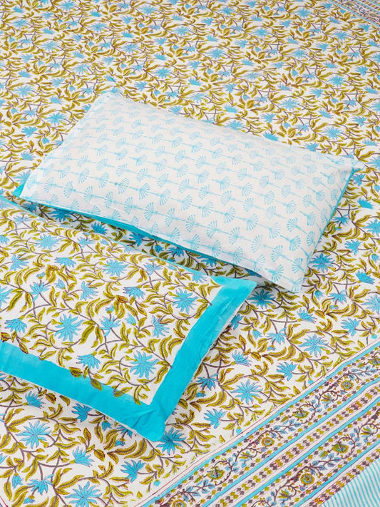 Hand Block Sanganer Bedsheet