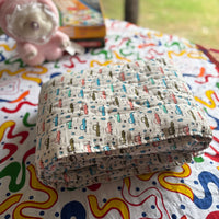Natural Dyed Handblock Baby Quilts Cars Edition (Surgical Cotton)