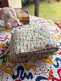 Natural Dyed Handblock Baby Quilts Cars Edition (Surgical Cotton)