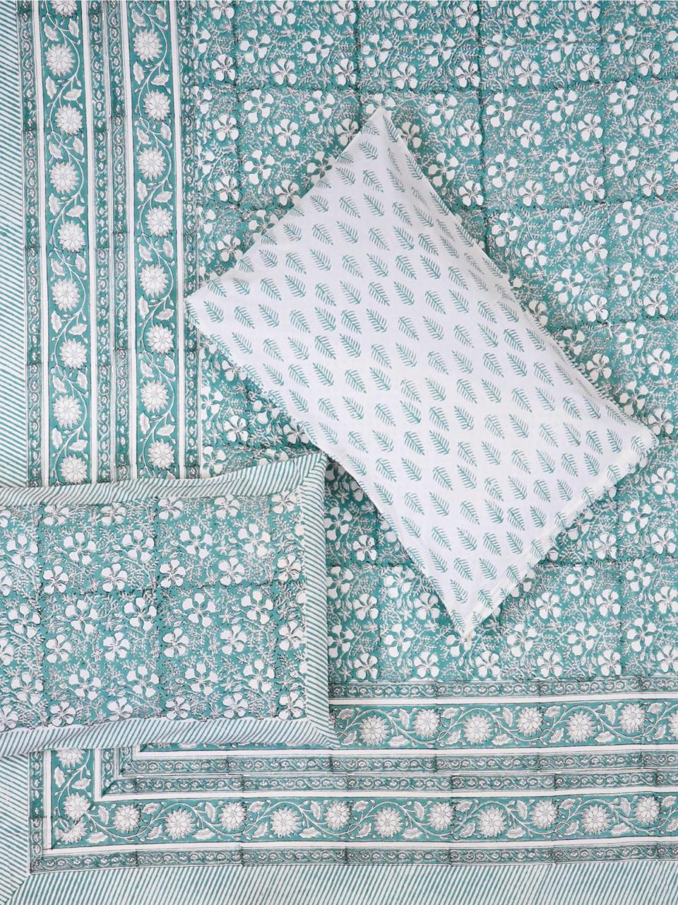 Handblock Sanganer Bedsheet