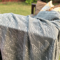 Dabu Print Handblock Sofa Throw