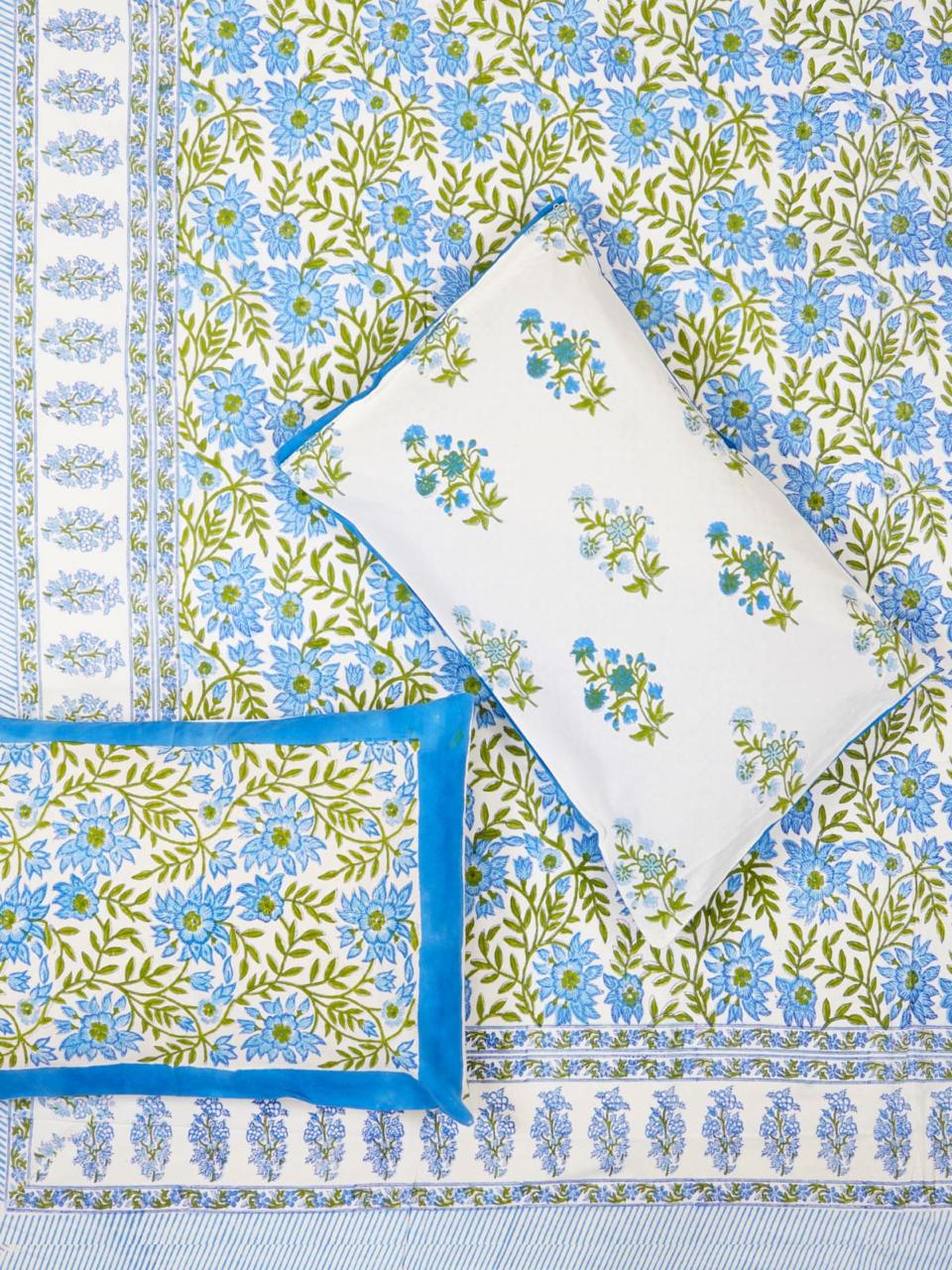Handblock Sanganer Bedsheet King Size