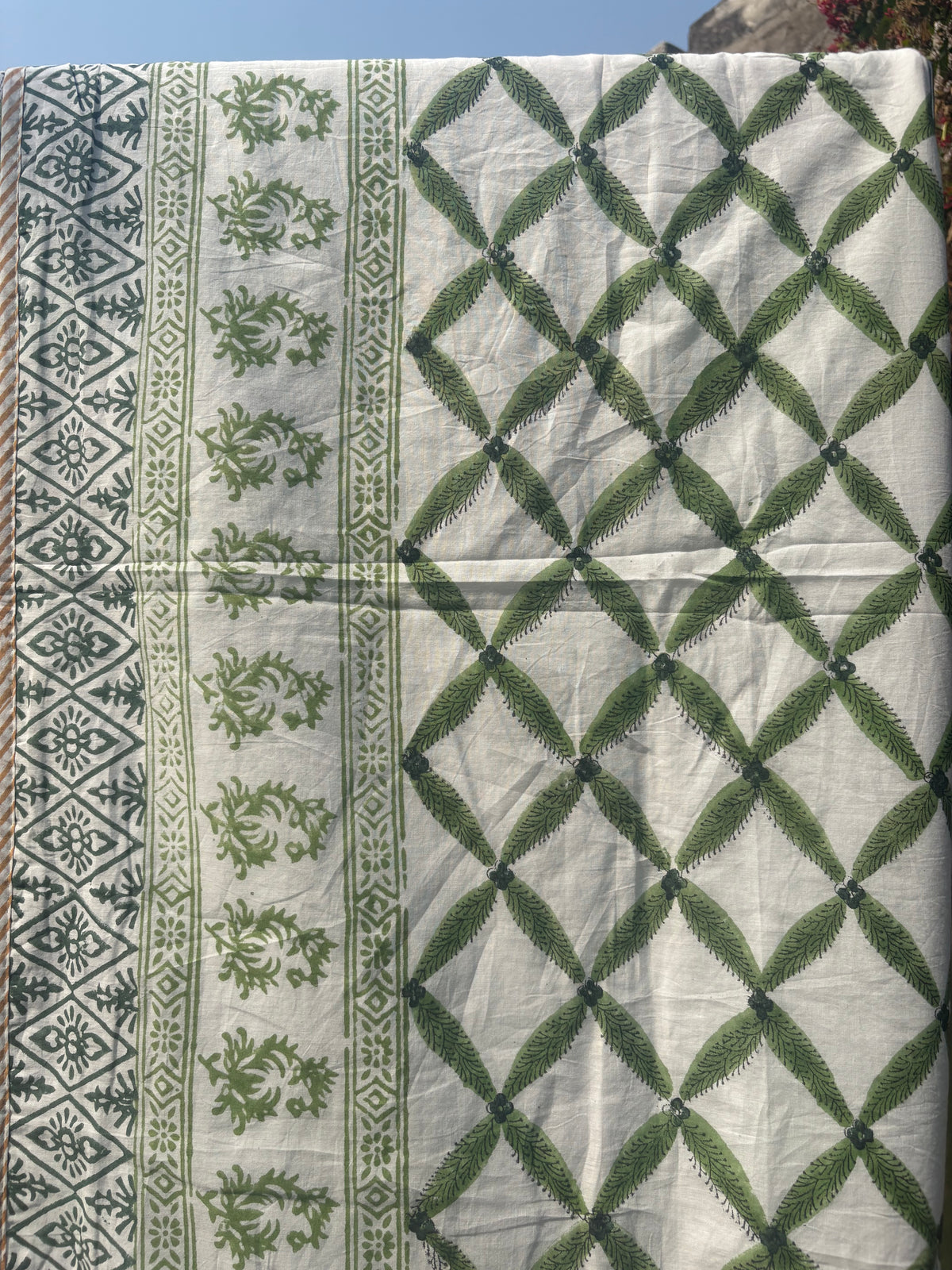 Mughal Garden Single Bed (Mul Cotton) (60”x90”)