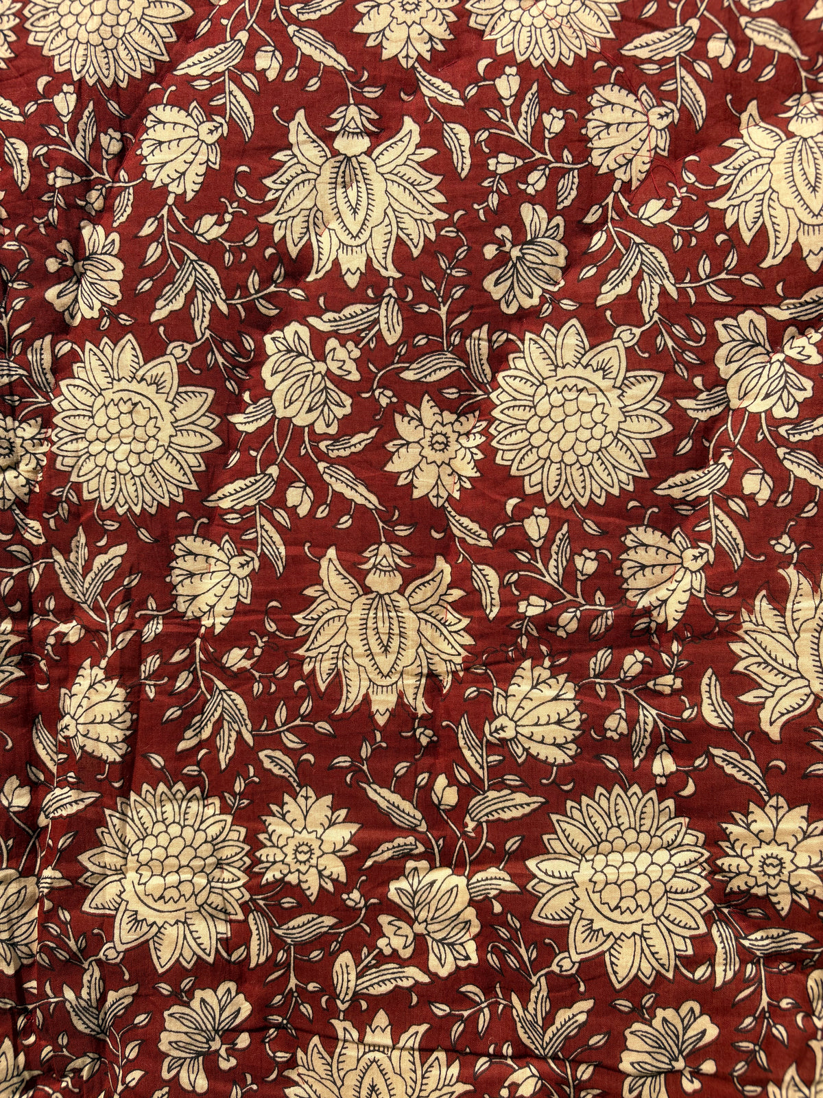 Bagru Reversible Cotton Single Quilt (Razai)