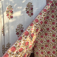 Handblock Dohar Pair (Mul Cotton) (60”x90”)