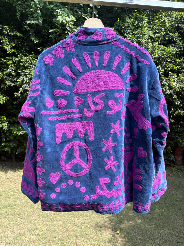 Sabr Shukr Hand Embroidered Suzani Jacket