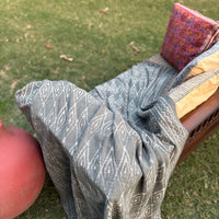 Dabu Print Handblock Sofa Throw