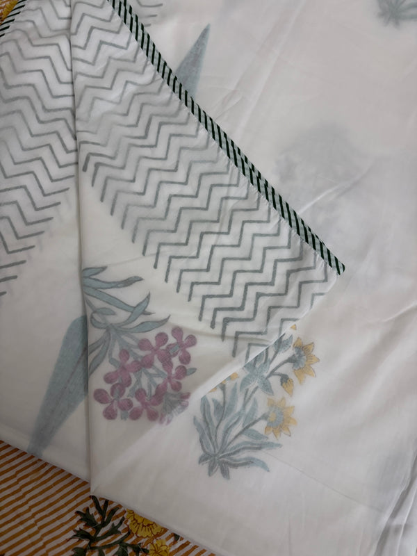 Poppy Palm Muslin Dohar