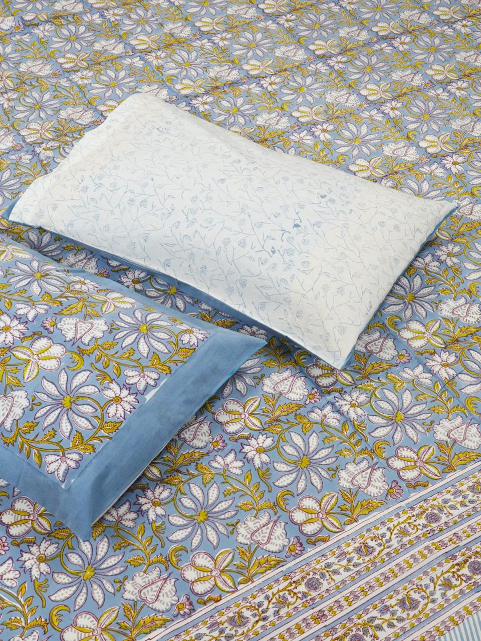 Handblock Sanganer Bedsheet