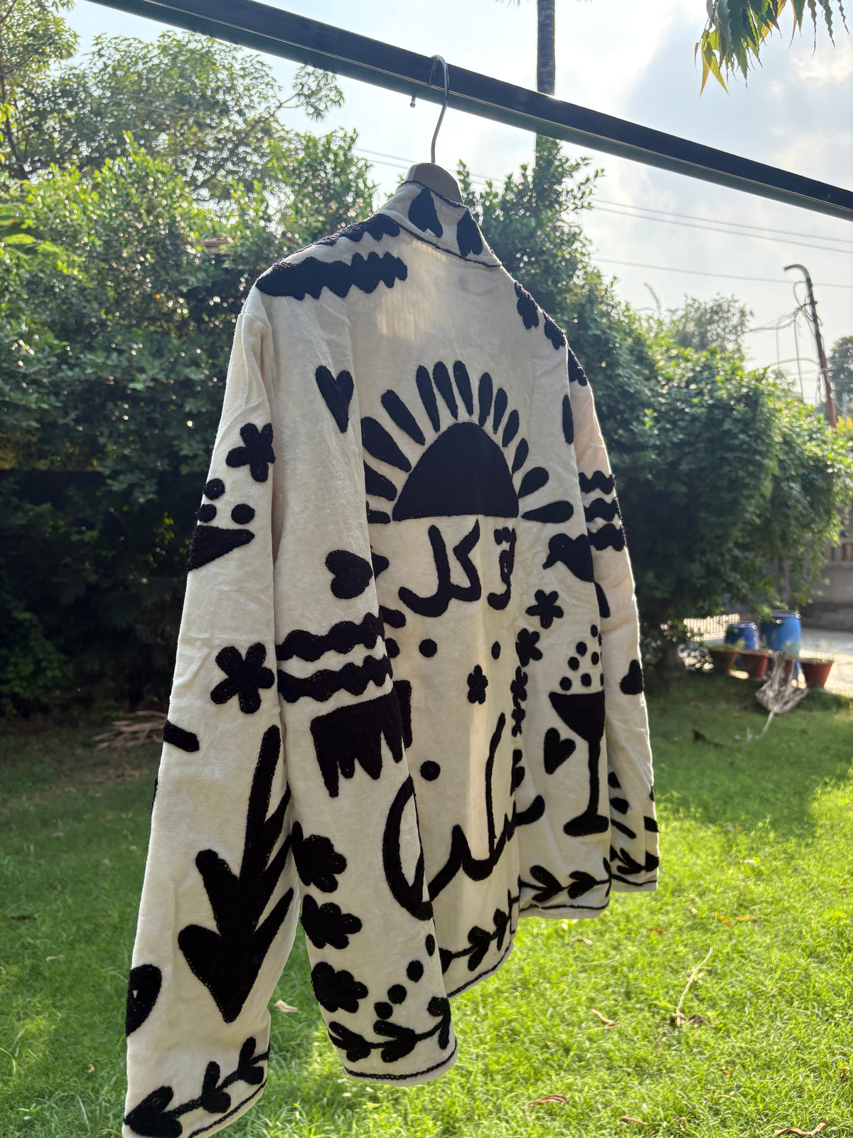 Sabr Shukr Hand Embroidered Suzani Jacket