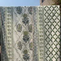 Mughal Garden Single Bed (Mul Cotton) (60”x90”)