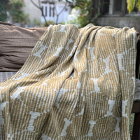 Dabu Print Handblock Sofa Throw