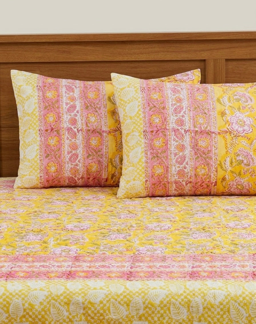 Handblock Sanganer Bedsheet King Size