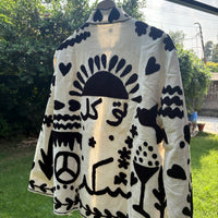 Sabr Shukr Hand Embroidered Suzani Jacket