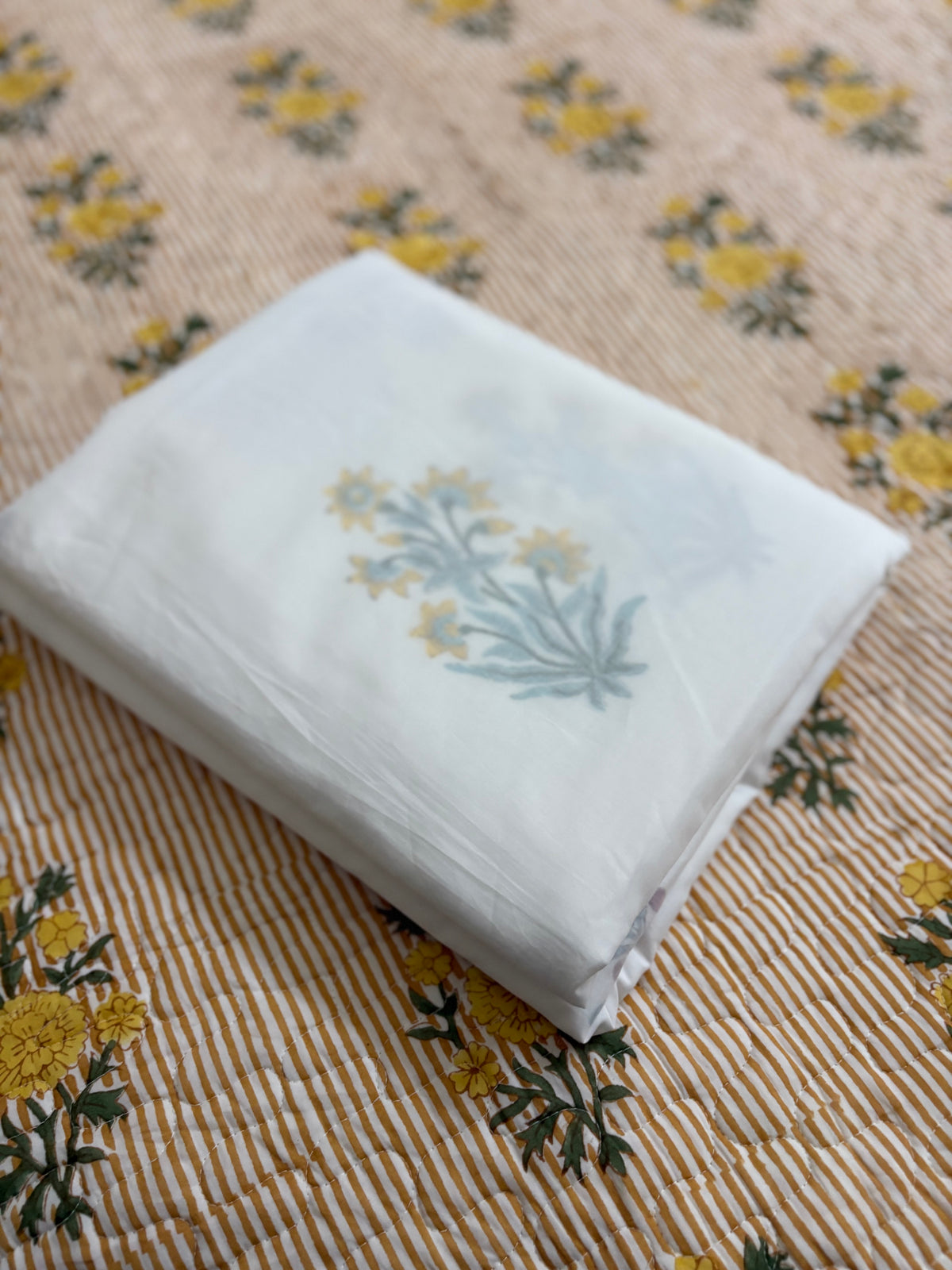Poppy Palm Muslin Dohar