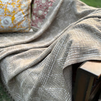 Dabu Print Handblock Sofa Throw