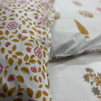 Percale Jaipuri Handblock printed bedsheet