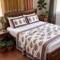 Handblock Dohar Pair (Mul Cotton) (60”x90”)