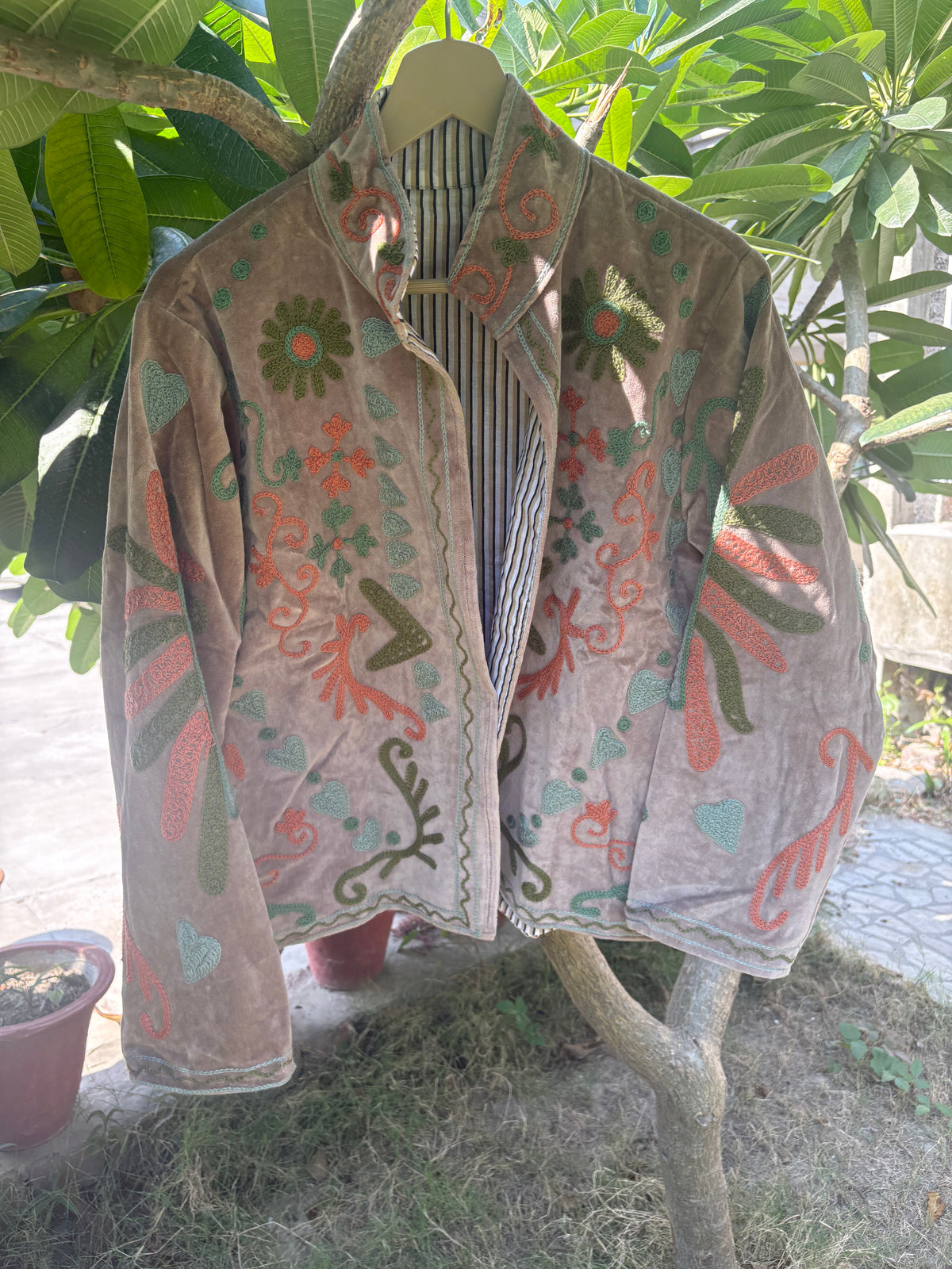Hand Embroidered Suzani Jacket