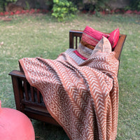 Dabu Print Handblock Sofa Throw