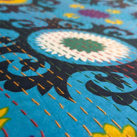 Mandala Kantha Quilted Bedcover