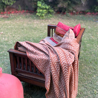 Dabu Print Handblock Sofa Throw