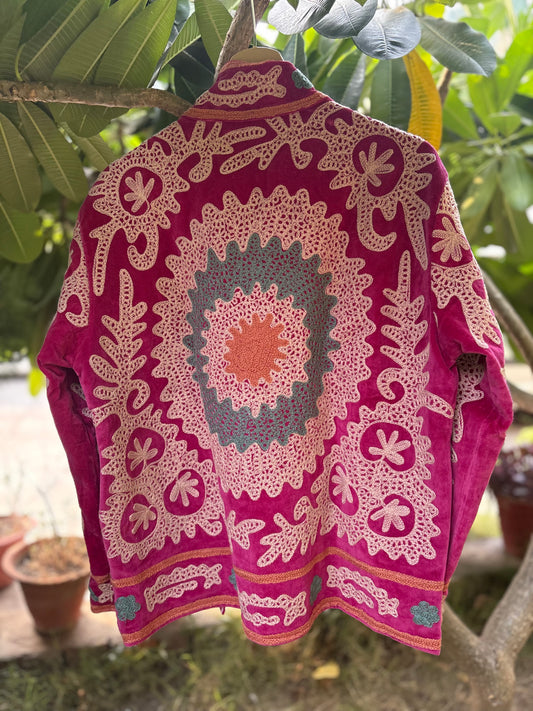 Mandala Heavy Hand Embroidered Suzani Jacket
