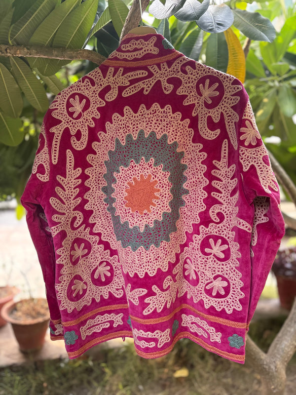 Mandala Heavy Hand Embroidered Suzani Jacket