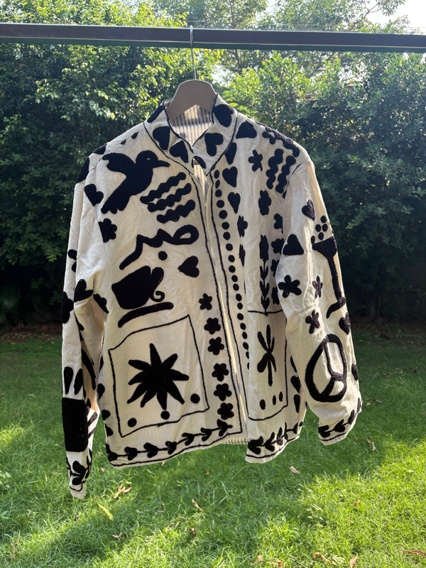 Sabr Shukr Hand Embroidered Suzani Jacket