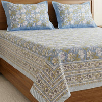 Handblock Sanganer Bedsheet