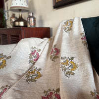 Handblock Printed Sofa Throw