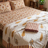 Handblock Dohar Pair (Mul Cotton) (60”x90”)