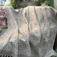 Dabu Print Handblock Sofa Throw