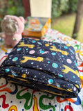Planet Giraffe Baby Quilt (Surgical Cotton)