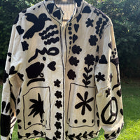 Sabr Shukr Hand Embroidered Suzani Jacket
