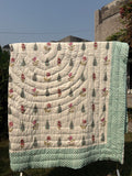 Mughal Reversible Cotton Single Quilt (Razai)