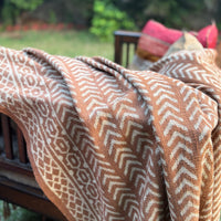 Dabu Print Handblock Sofa Throw