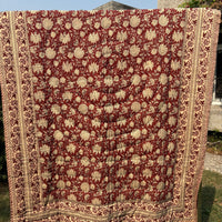 Bagru Reversible Cotton Single Quilt (Razai)