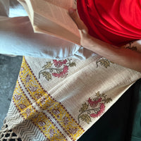 Handblock Printed Sofa Throw