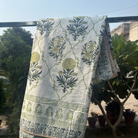 Mughal Garden Single Bed (Mul Cotton) (60”x90”)