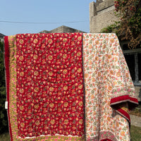 Pomegranate Reversible Cotton Single Quilt (Razai)