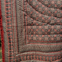 Bagru Reversible Cotton Single Quilt (Razai)