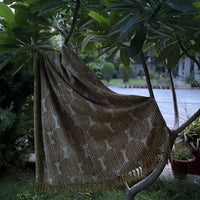 Dabu Print Handblock Sofa Throw