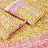 Handblock Sanganer Bedsheet King Size