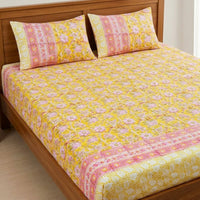 Handblock Sanganer Bedsheet King Size