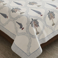 Percale Jaal Handblock bedsheets