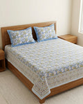 Handblock Sanganer Bedsheet