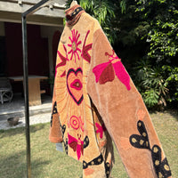 Dove Hand Embroidered Suzani Jacket