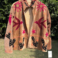 Dove Hand Embroidered Suzani Jacket
