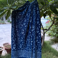 Hand Block Indigo Sofa Throw